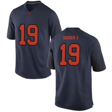 Navy Replica Men's Oronde Gadsden II Syracuse Orange Football College Jersey
